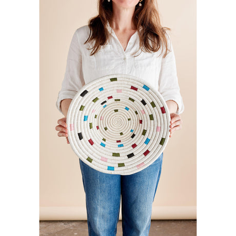 Mosaic Confetti Wall Basket