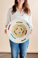 Mosaic Morse Wall Basket-Wall Basket-Parc Decor