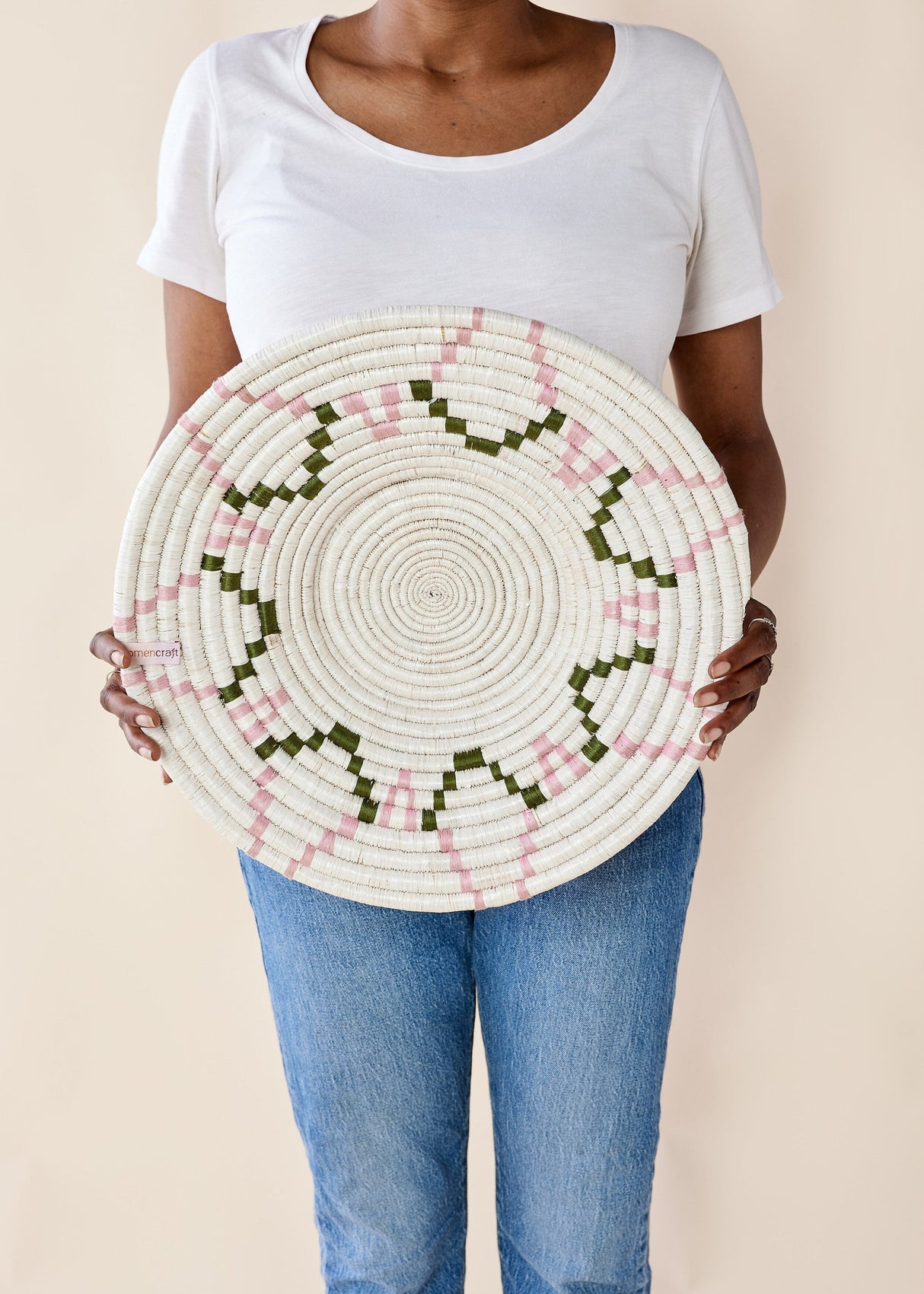 Mosaic Sunburst Wall Basket-Wall Basket-Parc Decor