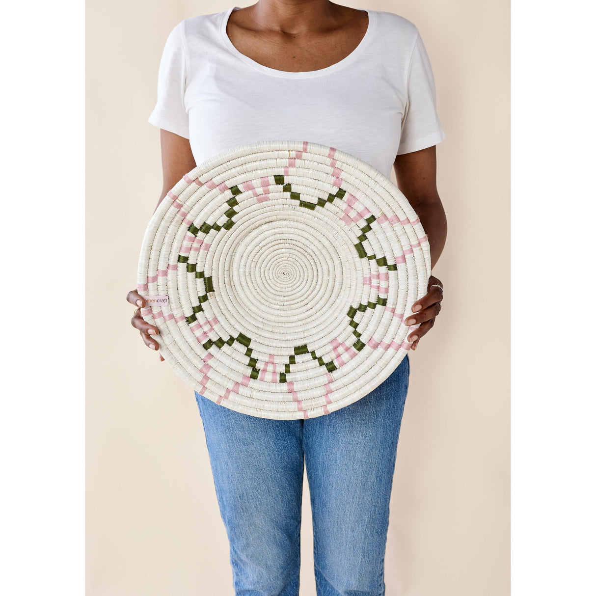 Mosaic Sunburst Wall Basket
