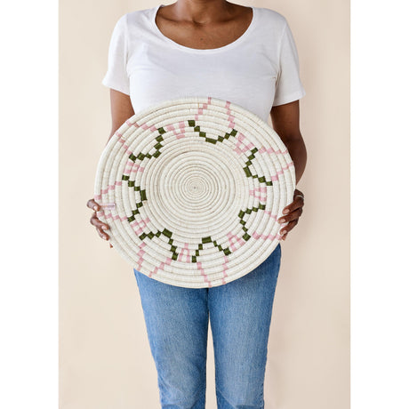 Mosaic Sunburst Wall Basket