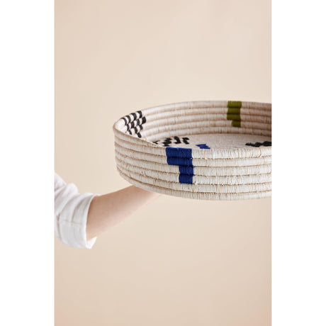 Mosaic Woven Nesting Tray