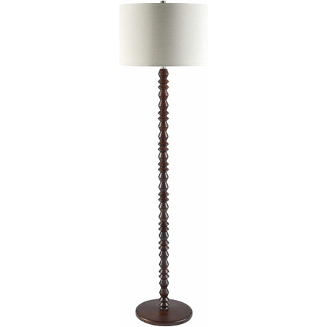 Motozintla Dark Brown Wood Floor Lamp-Lighting-Parc Decor