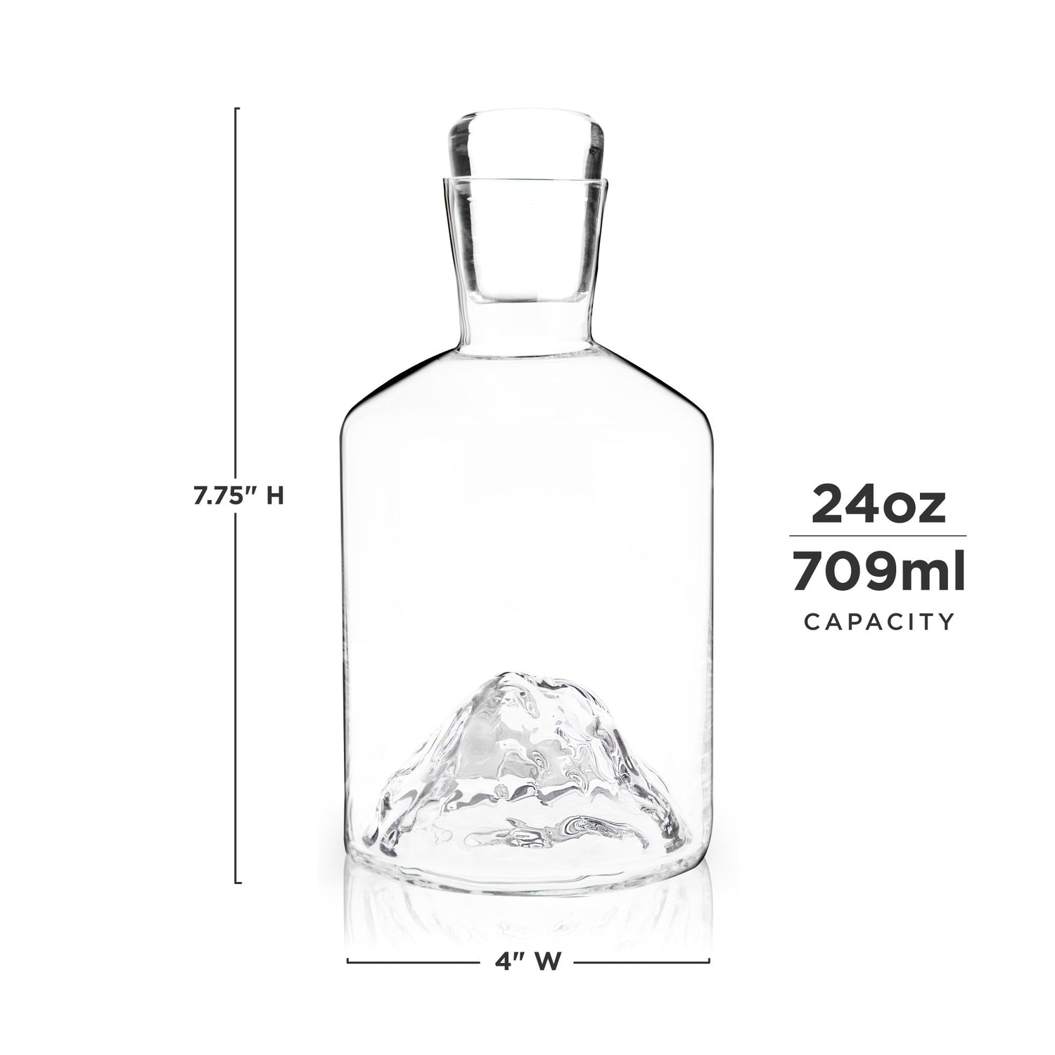 Mountain Crystal Liquor Decanter-product_type::liquor_decanters-Parc Decor