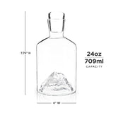 Mountain Crystal Liquor Decanter-product_type::liquor_decanters-Parc Decor