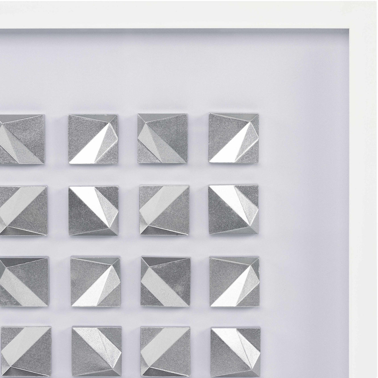Mountainaire Silver Facet Wall Art-Decor-Parc Decor