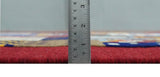 Multicolor Shapes Abstract Wool Hand Woven Southwestern Lori Gabbeh Rug| KNT36