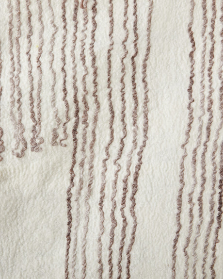 Musullah Fine Line Merino Wool and Silk Throw