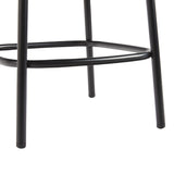 Mutt Simple Counter Stool with Upholstered Seat, Set of 2-Dining / Kitchen-Parc Decor