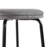 Mutt Simple Counter Stool with Upholstered Seat, Set of 2-Dining / Kitchen-Parc Decor