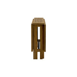 Naples Natural Teak Rectangular Dual Folding Balcony Table - 51"