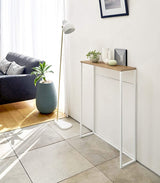Narrow Entryway Console Table (32" H) - Steel-End + Side Tables-Parc Decor