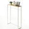 Narrow Entryway Console Table (32" H) - Steel-End + Side Tables-Parc Decor