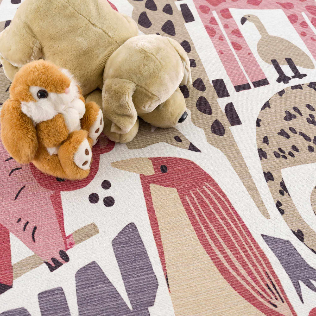 Natal Animal Print Washable Kids Rug-Rugs-Parc Decor