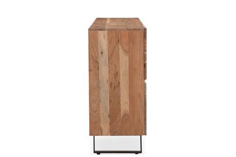 Natural Acacia Wood Live Edge Sideboard