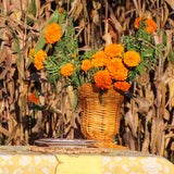 Natural Rattan Urn Vase-Decorative vase-Parc Decor