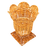 Natural Rattan Urn Vase-Decorative vase-Parc Decor