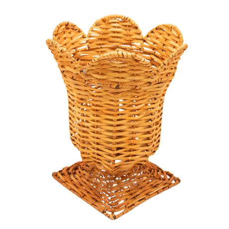 Natural Rattan Urn Vase-Decorative vase-Parc Decor