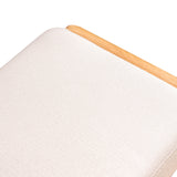 Natural Solid Wood Entryway Shoe Bench-Entryway-Parc Decor