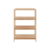 Natural Teak Indoor/Outdoor Storage Rack - 55"