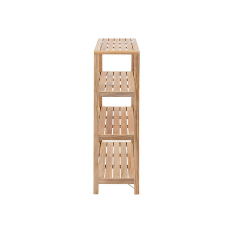 Natural Teak Indoor/Outdoor Storage Rack - 55"