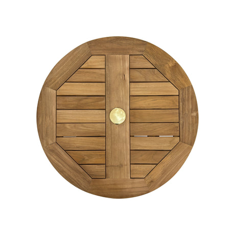 Natural Teak Lazy Susan - 24"