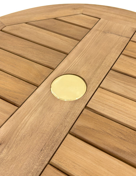 Natural Teak Lazy Susan - 24"