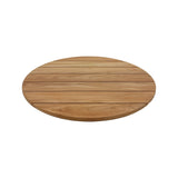 Natural Teak Slatted Lazy Susan 31"