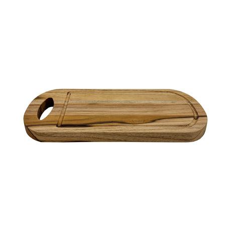 Natural Teak Small Cutting Board - 14"