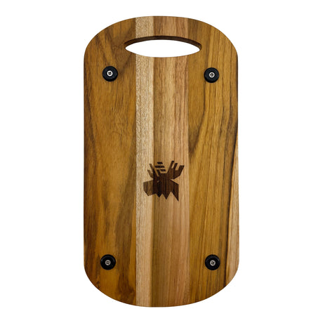Natural Teak Small Cutting Board - 14"