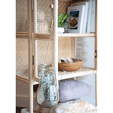 Natural Water Hyacinth Storage Baskets with Lids, Set of 3-Baskets-Parc Decor