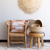 Natural Woven Dengu Basket-Baskets-Parc Decor