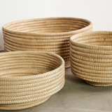 Natural Woven Dengu Basket-Baskets-Parc Decor
