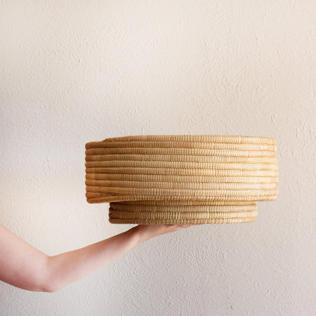 Natural Woven Dengu Basket-Baskets-Parc Decor