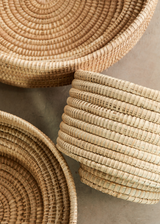 Natural Woven Dengu Basket-Baskets-Parc Decor