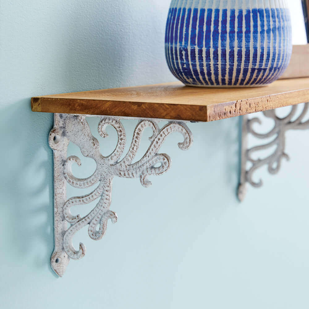 Nautical Octopus Wall Shelf-Storage-Parc Decor