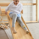 Neem 79" | Swedish Ladder & Rope Wall, Indoor Wooden Climber for Kids