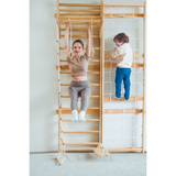 Neem – Swedish Ladder & Rope Wall - 95" Height-Parc Decor