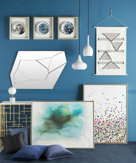 Nelse Multicolor Polka Dot Pattern Wall Art-Decor-Parc Decor