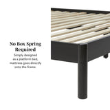 Neru Boho Curved Rattan-Headboard Bed Collection (Queen or King)-Bedroom-Parc Decor