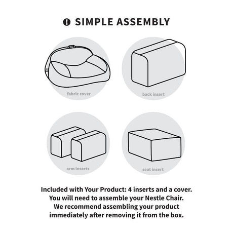 Nestle Chair-foam filled-Parc Decor