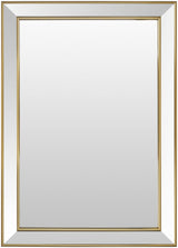 Netzschkau Rectangular Gold Mirror-Mirrors-Parc Decor