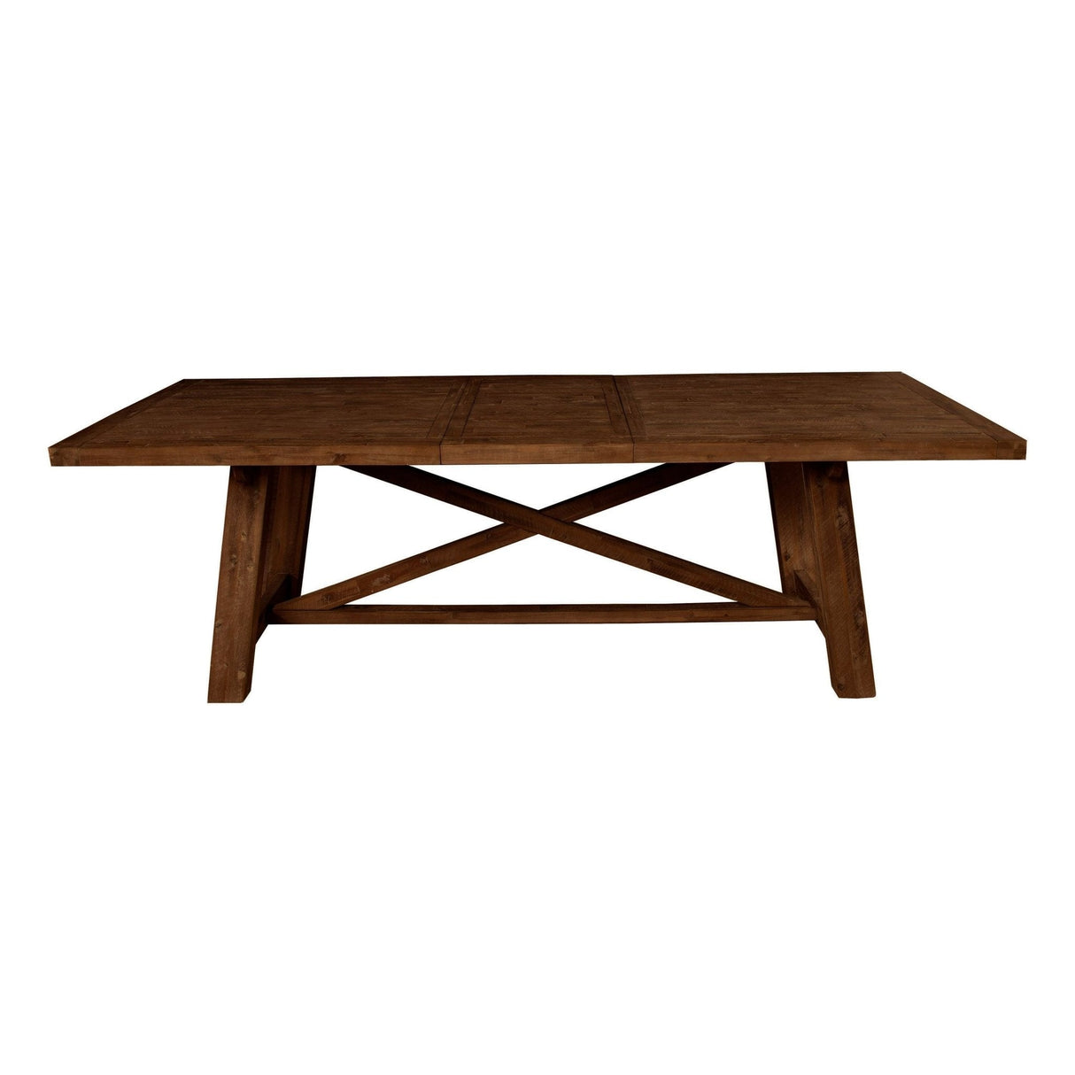 Newberry Rectangular Dining Table, Medium Brown-Dining Tables-Parc Decor