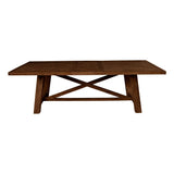 Newberry Rectangular Dining Table, Medium Brown-Dining Tables-Parc Decor