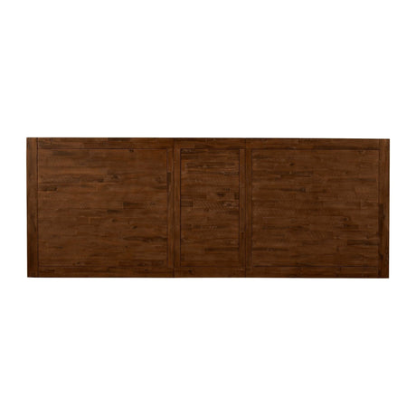 Newberry Rectangular Dining Table, Medium Brown-Dining Tables-Parc Decor
