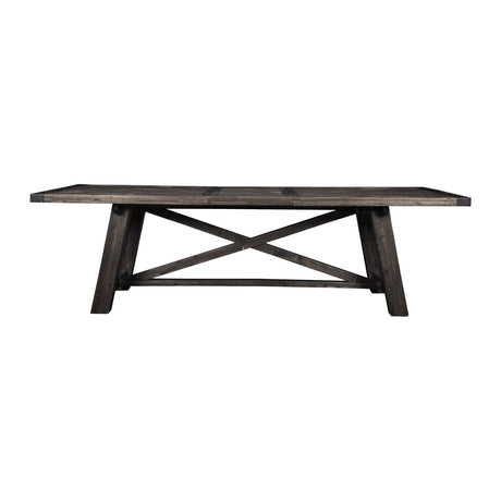 Newberry Rectangular Dining Table, Salvaged Grey-Dining Tables-Parc Decor