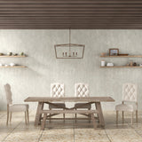 Newberry Rectangular Dining Table, Weathered Natural-Dining Tables-Parc Decor