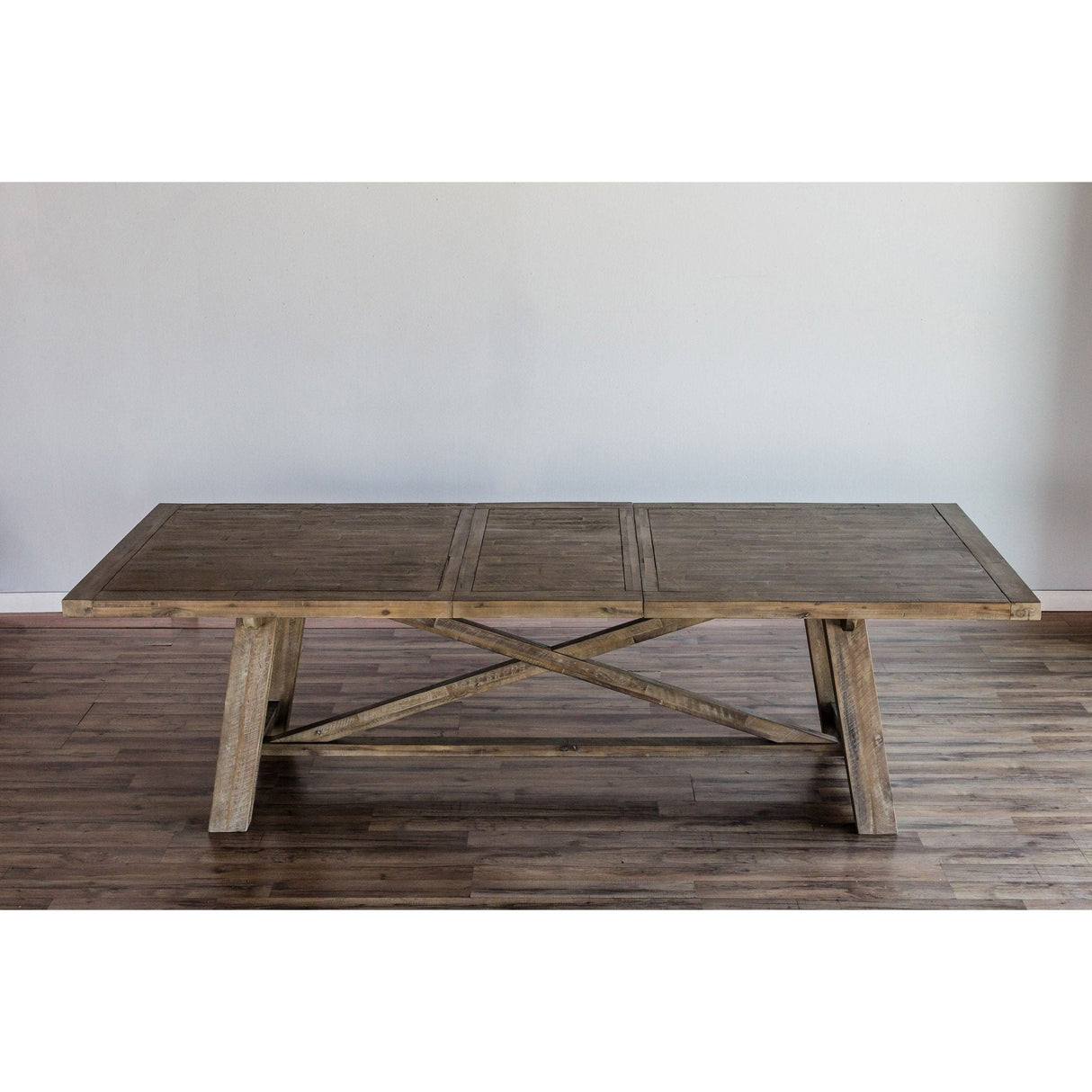 Newberry Rectangular Dining Table, Weathered Natural-Dining Tables-Parc Decor