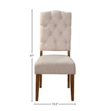 Newberry Side Chairs, Medium Brown