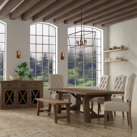 Newberry Side Chairs – Weathered Natural-Side Chair-Parc Decor